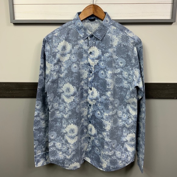 Verdo Other - VERDO Long Sleeve casual button down floral print